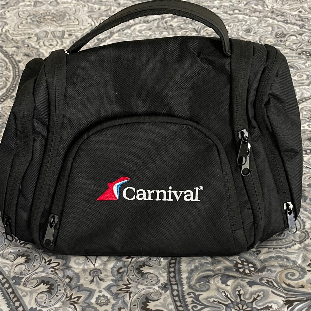 Carnival Cruise Line Black Toiletry Bag